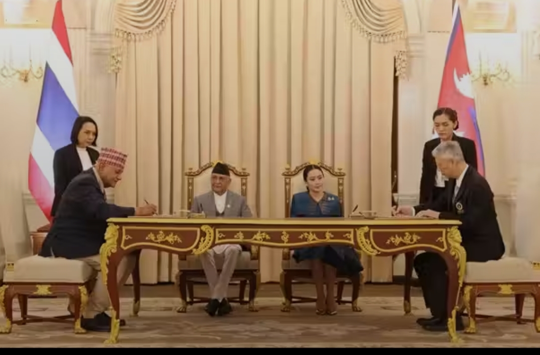 नेपाल र थाइल्याण्डबीच आठ समझदारीपत्रमा हस्ताक्षर