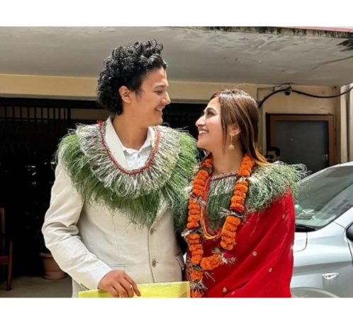 चर्चित टिकटकर जोडी आयुष सिंह ठकुरी र एलिजे जमालीले गरे अदालती विवाह