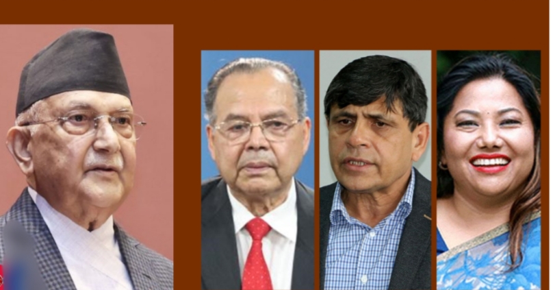 खनाल,भुषाल र झाक्री सहितका नेताहरुलाइ एमालेमा प्रवेश निशेध:ओलि