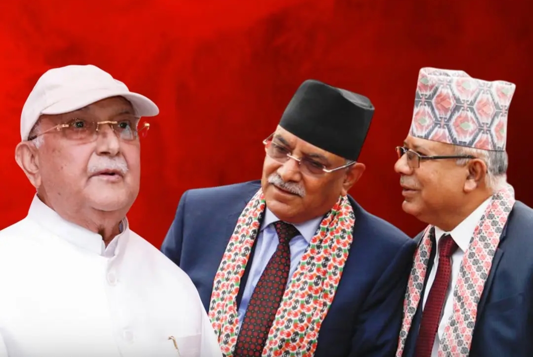 प्रचण्ड र माधव बिचको छलफलपछि,साँझ ओली संग प्रचण्ड,माधवले भेटवार्ता गर्दै:यस्तो छ उदेश्य