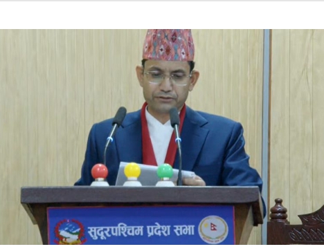 सुदूरपश्चिम सरकारले बल्ल ल्यायो बजेट, प्रदेश सभामा प्रस्तुत हुँदै